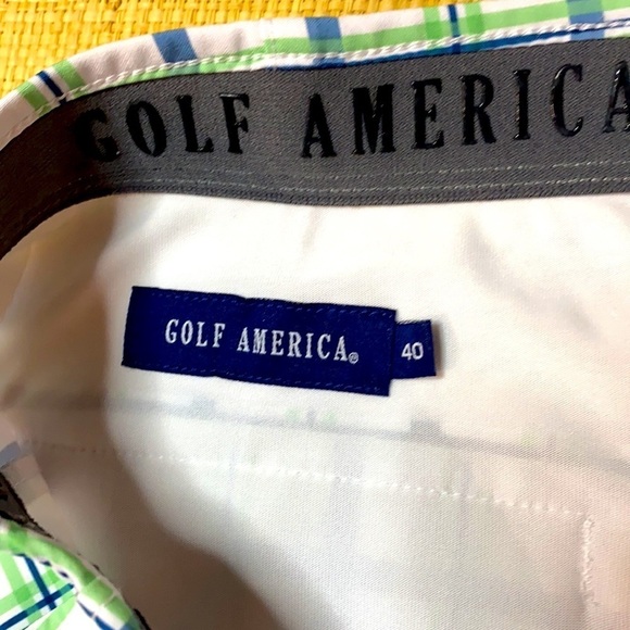 Golf America Flat Front Polyester Golf Shorts 40 - Picture 4 of 8